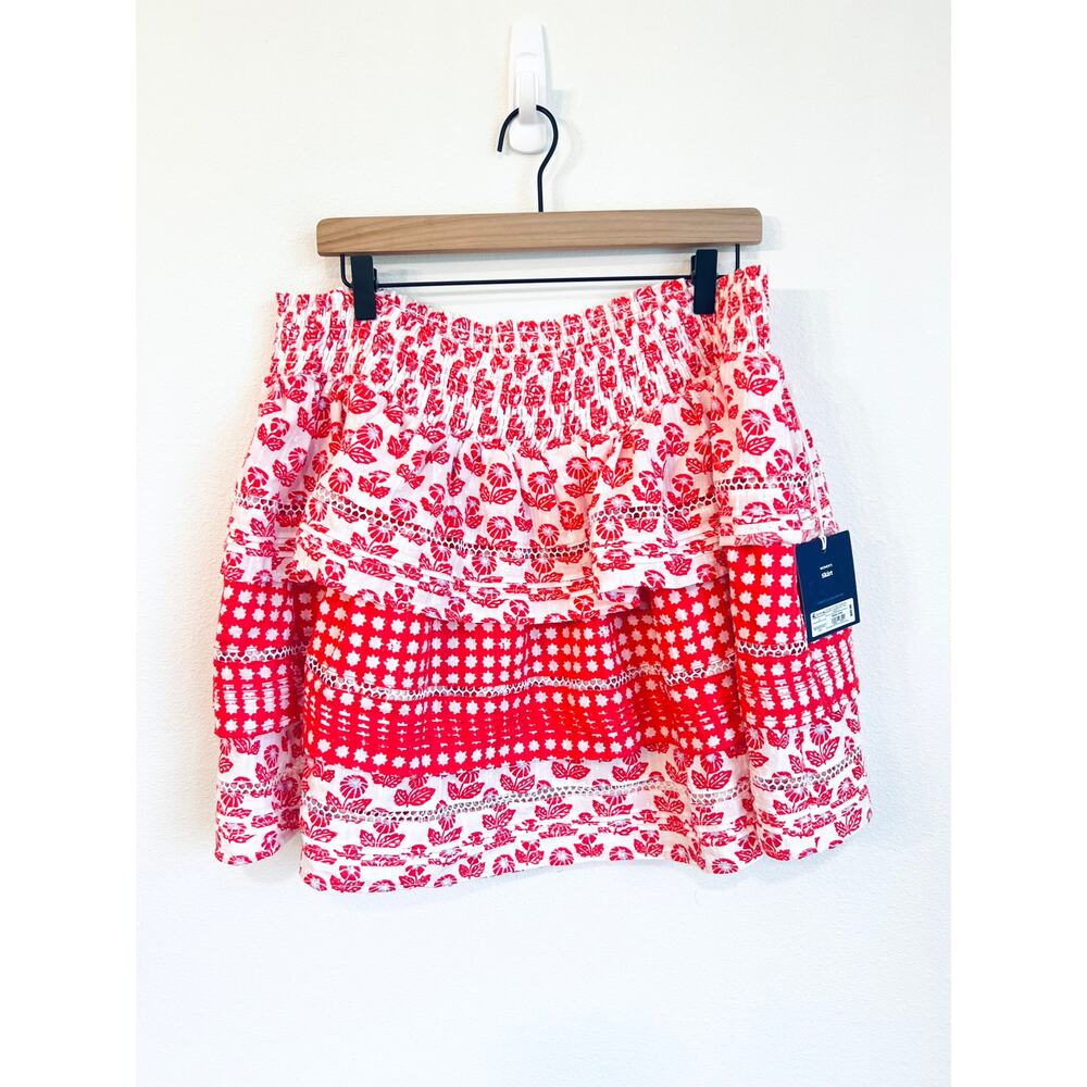 NWT Roller Rabbit for Target Tiered Mini Skirt Women's Large - Picture 2 of 8